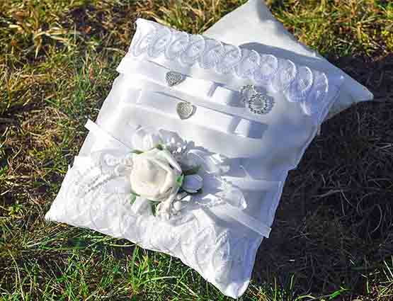 Ringkissen Rund um Ihre Hochzeit Var. 2