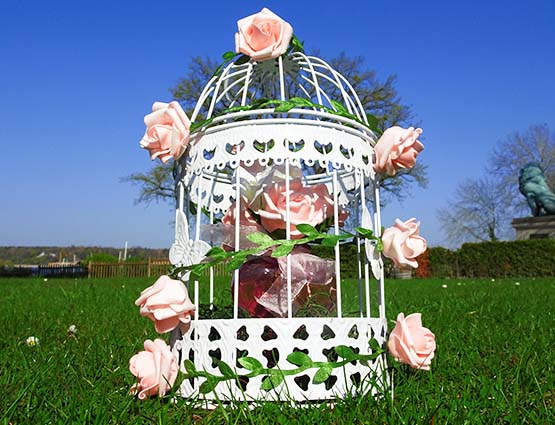 Vogelk&auml;fig mieten, Hochzeitsdeko mieten, Hochzeitsdekoration mieten, Hochzeit, Hochzeitsdekoration mieten, Hichzeitsbogen, Rund um Ihre Hochzeit