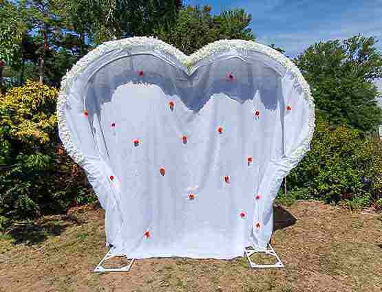 Hochzeitbogen Herform, Herzbogen, Hochzeitsdeko mieten, Rund um Ihre Hochzeit, Wedding